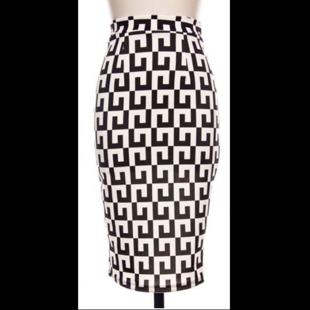 High-waisted Pencil Skirt